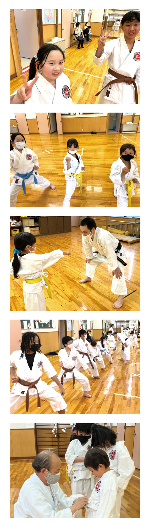 子供も空手は大好きです。園児から始められます